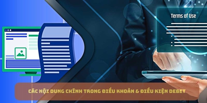 Các nội dung chính trong điều khoản & điều kiện DEBET